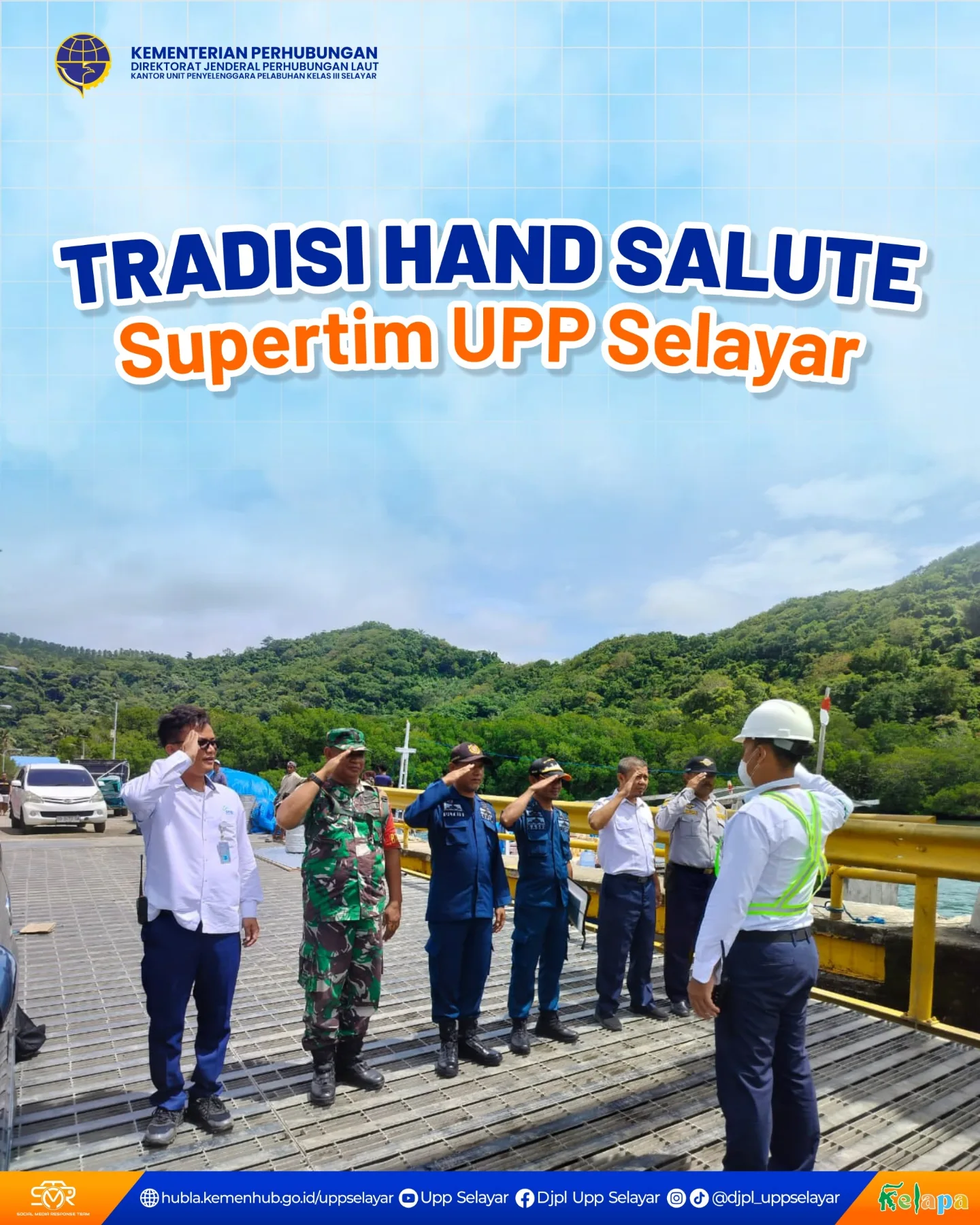 Tradisi Hand Salute Super TIM KUPP Selayar